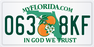 FL license plate 0638KF
