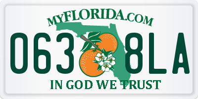 FL license plate 0638LA