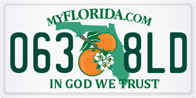 FL license plate 0638LD