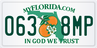 FL license plate 0638MP