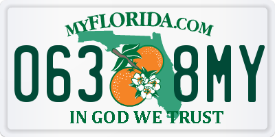 FL license plate 0638MY