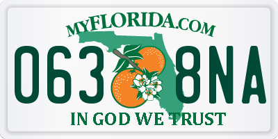 FL license plate 0638NA