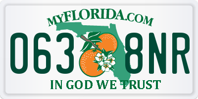 FL license plate 0638NR