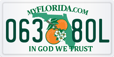 FL license plate 0638OL