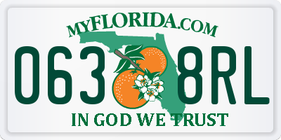 FL license plate 0638RL