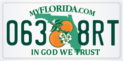 FL license plate 0638RT