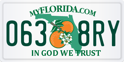 FL license plate 0638RY