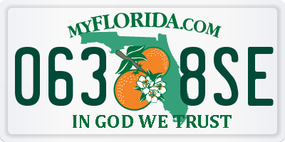 FL license plate 0638SE