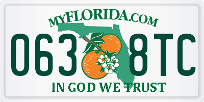 FL license plate 0638TC