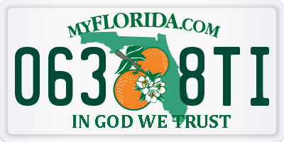 FL license plate 0638TI