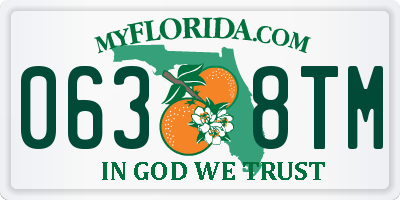 FL license plate 0638TM