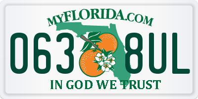 FL license plate 0638UL