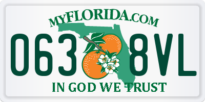 FL license plate 0638VL