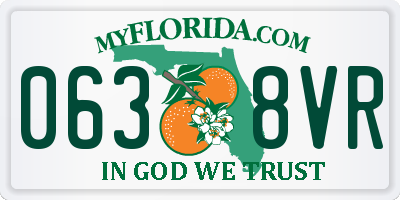FL license plate 0638VR