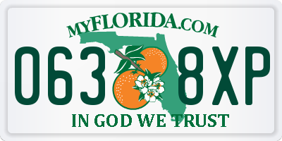 FL license plate 0638XP