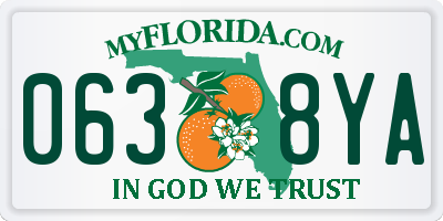 FL license plate 0638YA