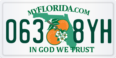 FL license plate 0638YH