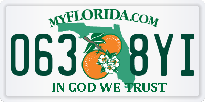 FL license plate 0638YI