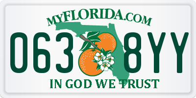 FL license plate 0638YY