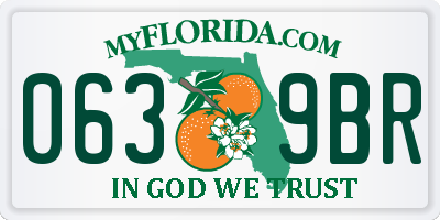 FL license plate 0639BR