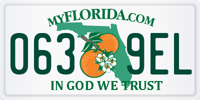 FL license plate 0639EL