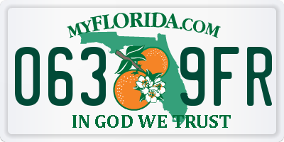 FL license plate 0639FR