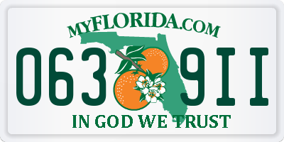 FL license plate 0639II