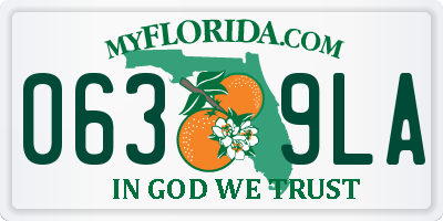 FL license plate 0639LA