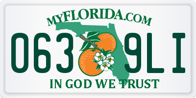 FL license plate 0639LI