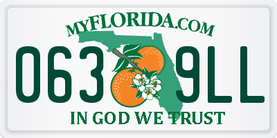 FL license plate 0639LL