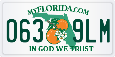 FL license plate 0639LM