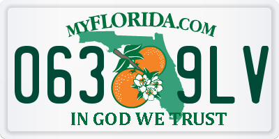 FL license plate 0639LV