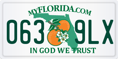 FL license plate 0639LX