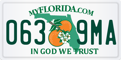 FL license plate 0639MA