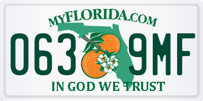 FL license plate 0639MF