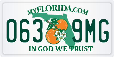 FL license plate 0639MG