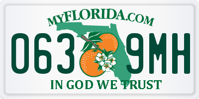 FL license plate 0639MH