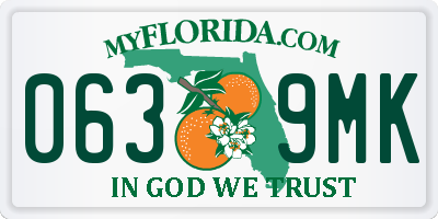 FL license plate 0639MK