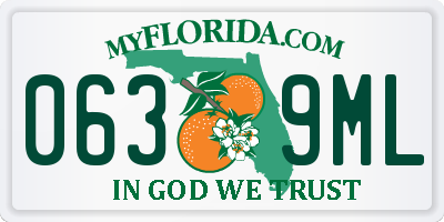 FL license plate 0639ML