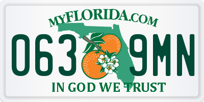 FL license plate 0639MN