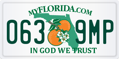 FL license plate 0639MP