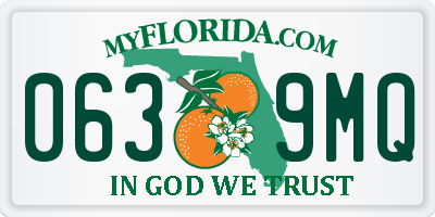 FL license plate 0639MQ
