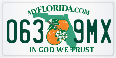 FL license plate 0639MX