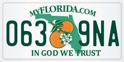 FL license plate 0639NA
