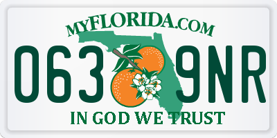FL license plate 0639NR
