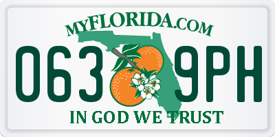 FL license plate 0639PH