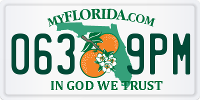 FL license plate 0639PM