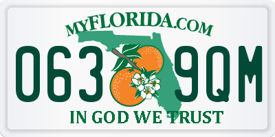 FL license plate 0639QM