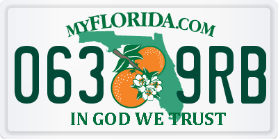 FL license plate 0639RB