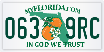 FL license plate 0639RC